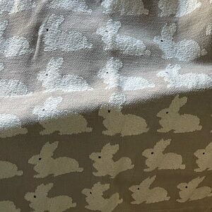 Cute Bunny Patterned Blanket